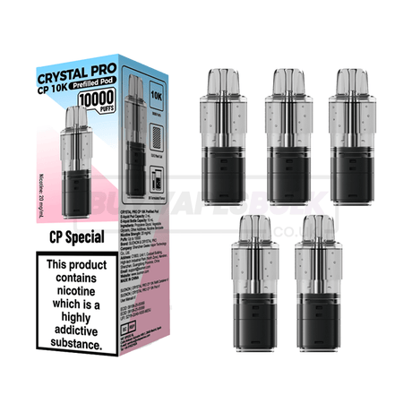Crystal Pro CP 10K Prefilled Pods 5 Pack CP Special