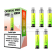 Double Apple Crystal Pro CP 10K Prefilled Vape Kit 5 Pack