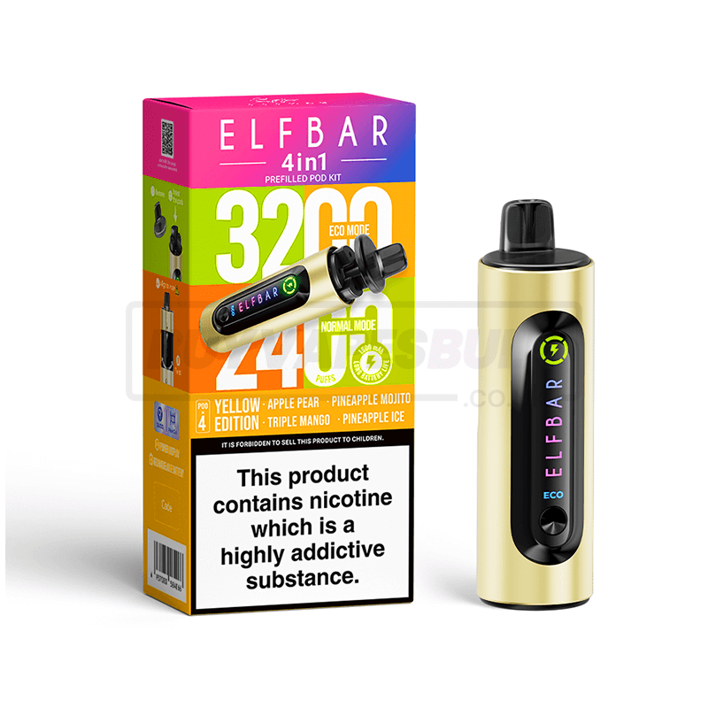 Vape+elf+bar Elfa Pro Pod Kit by Elf Bar ELF Bar ELFA Pro 20mg Replacement  Prefilled Pods 2ml 1200 Puffs