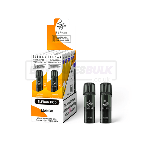 Elfbar 600 Prefilled Pods 10 Pack Mango