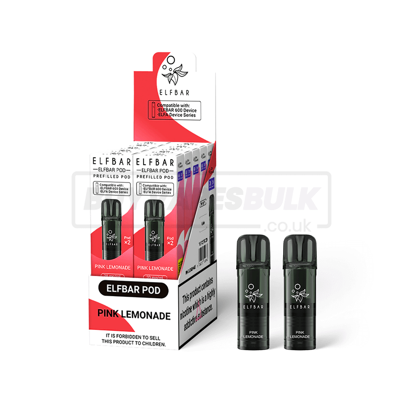 Pink Lemonade Elfbar 600 Prefilled Pods 10 Pack