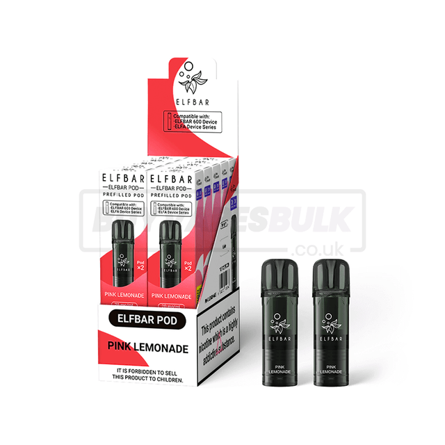 Pink Lemonade Elfbar 600 Prefilled Pods 10 Pack