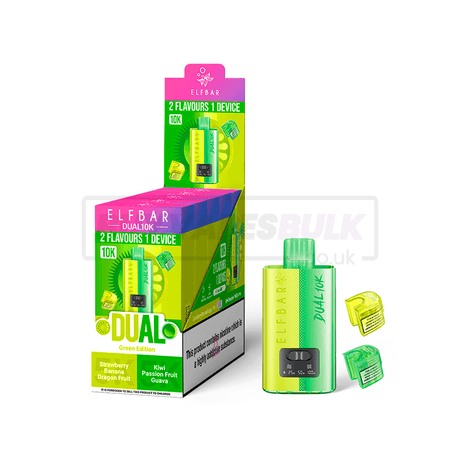 Green Edition Elfbar Dual 10K Vape Kit 5 Pack