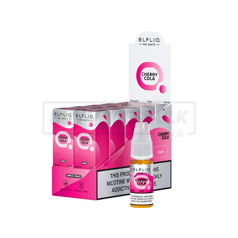 Cherry Cola Elfliq by Elf Bar Nic Salt E-Liquid Pack of 10 Buy Vapes Bulk Cherry Cola Elfliq by Elf Bar Nic Salt E-Liquid Pack of 10 Buy Vapes Bulk