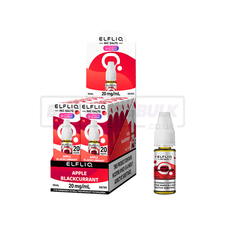 Elfliq Elfbar Nic Salt E-Liquid 10 Pack Apple Blackcurrant
