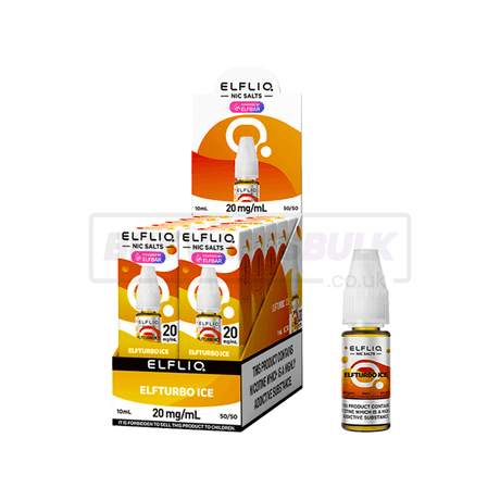 Elfliq Elfbar Nic Salt E-Liquid 10 Pack Elfturbo Ice