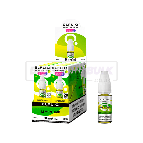 Elfliq Elfbar Nic Salt E-Liquid 10 Pack Lemon Lime