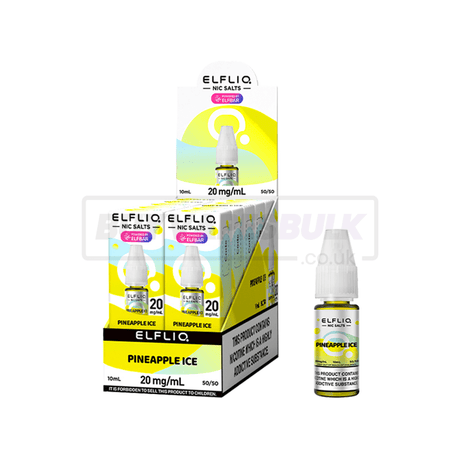 Elfliq Elfbar Nic Salt E-Liquid 10 Pack Pineapple Ice