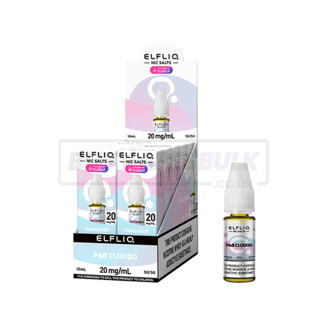 Elfliq Elfbar Nic Salt E-Liquid 10 Pack PNB Cloud (Cotton Candy)
