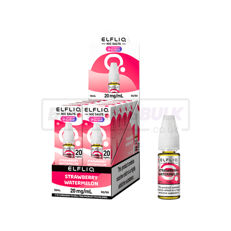 Elfliq Elfbar Nic Salt E-Liquid 10 Pack Strawberry Watermelon