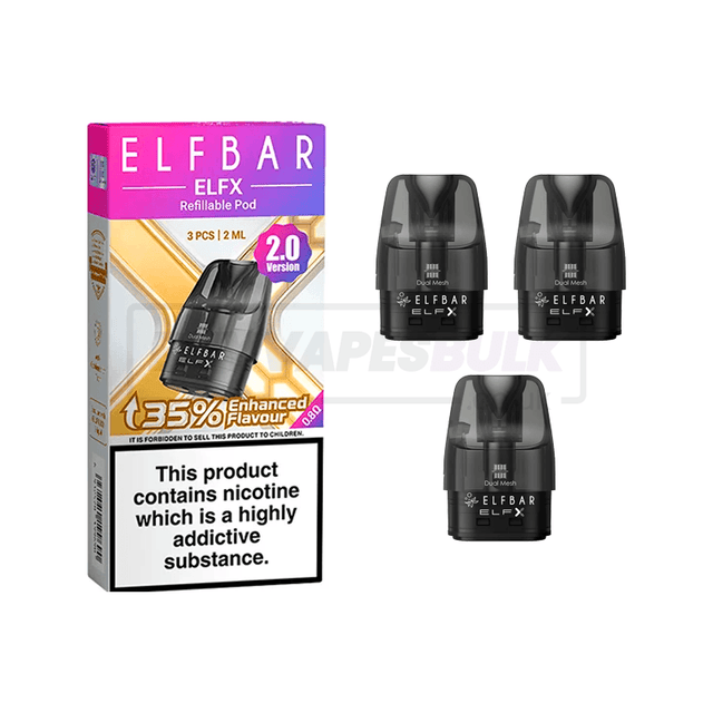 Elfbar ELFX Replacement Pods Cartridge Pack of 3