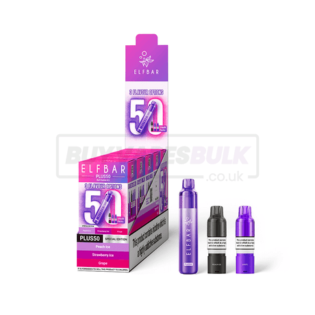 Elfbar Plus 50 Prefilled Pod Kit Box of 5 Special Edition