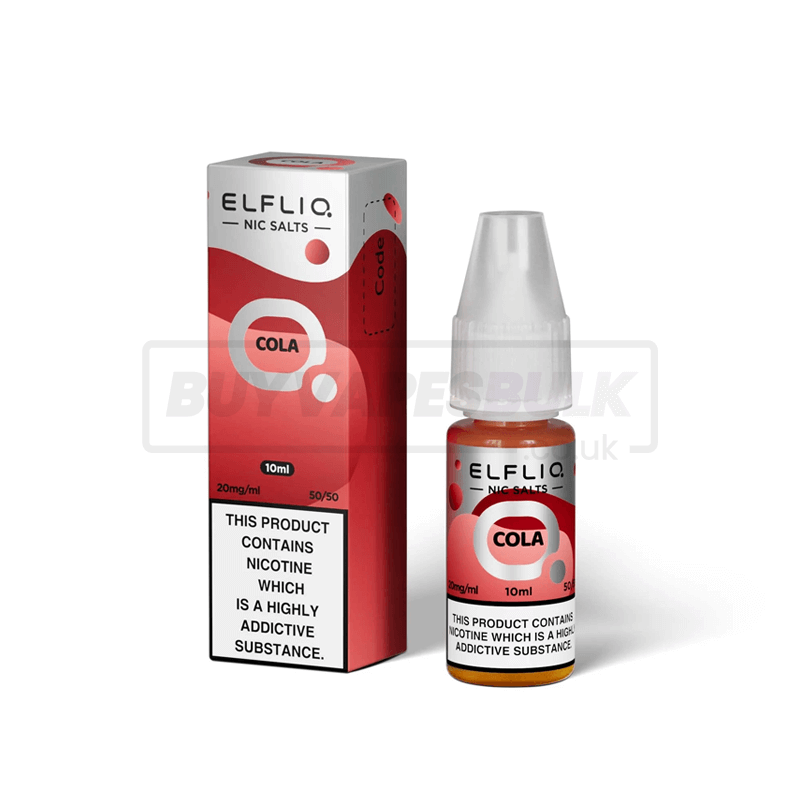 Cola Elfliq by Elf Bar Nic Salt E-Liquid Pack of 10 x (10ml)