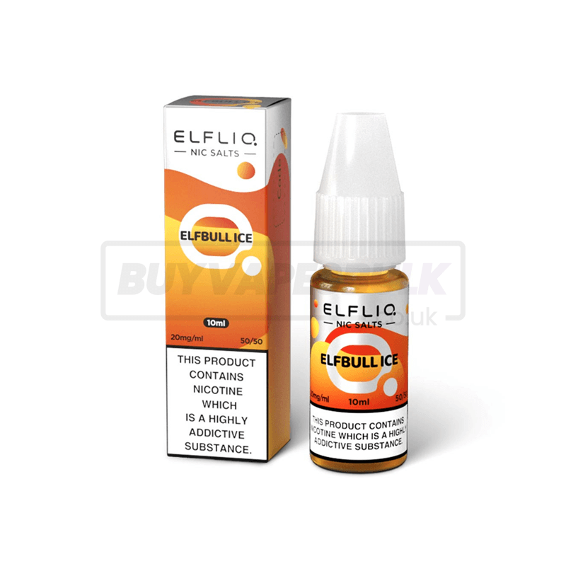 Elfbull Ice Elfliq by Elf Bar Nic Salt E-Liquid Pack of 10 x (10ml)
