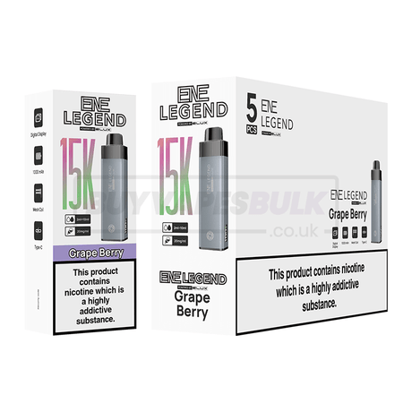 Elux ENE Legend 15K Prefilled Vape Kit Grape Berry