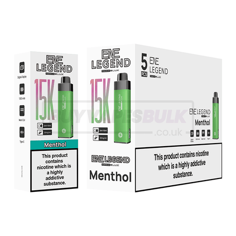 Elux ENE Legend 15K Prefilled Vape Kit Menthol