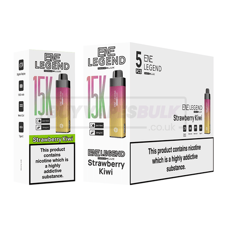 Elux ENE Legend 15K Prefilled Vape Kit Strawberry Kiwi