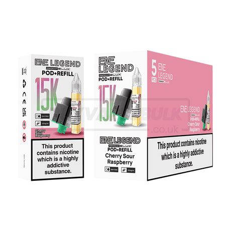 Elux ENE Legend 15K Prefilled Pod & Refill Cherry Sour Raspberry