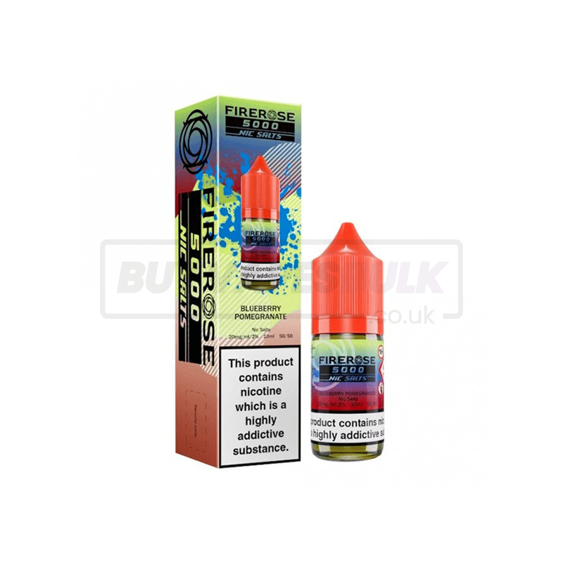 Elux Firerose 5000 Nic Salts Box of 10 Blueberry Pomegranate
