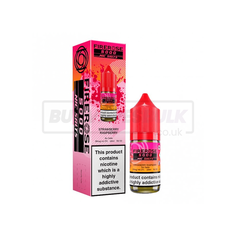 Elux Firerose 5000 Nic Salts Box of 10 Strawberry Raspberry