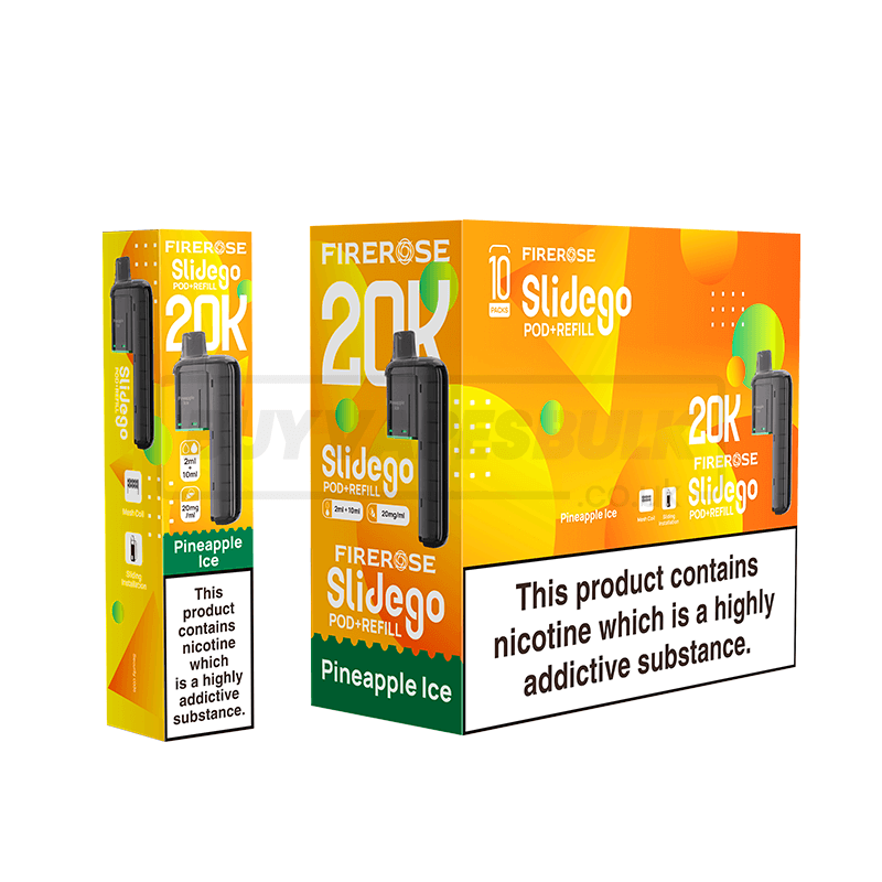 Elux Firerose Slidego 20K Prefilled Pods 5 Pack
