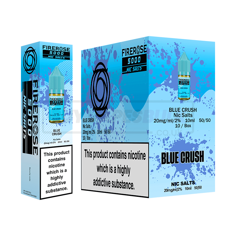 Elux Firerose 5000 Nic Salts 10 Pack Blue Crush