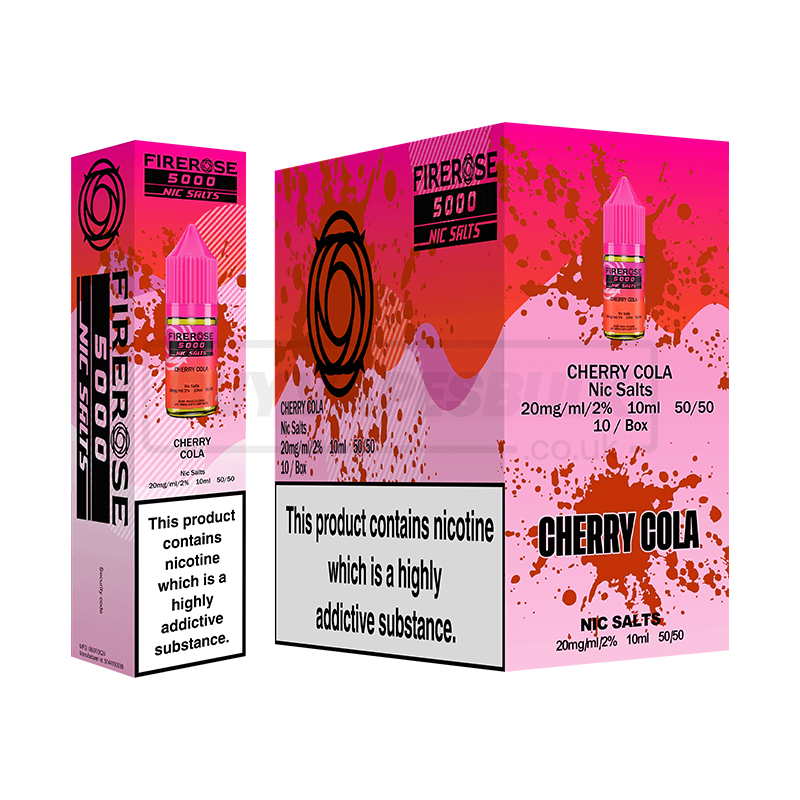 Elux Firerose 5000 Nic Salts 10 Pack Cherry Cola