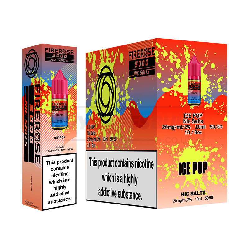 Elux Firerose 5000 Nic Salts 10 Pack Ice Pop