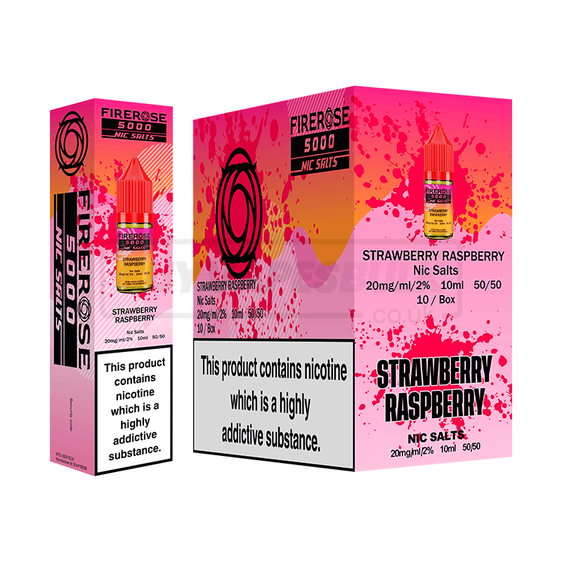 Elux Firerose 5000 Nic Salts 10 Pack Strawberry Raspberry
