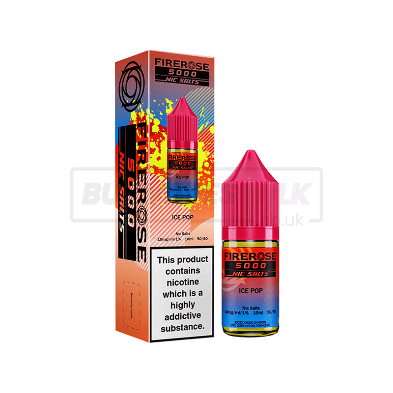 Elux Firerose 5000 Nic Salts Box of 10 Ice Pop