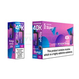 Elux Firerose Slidego 40K Prefilled Vape Kit 5 Pack Blueberry Raspberry Blueberry Cherry Cranberry