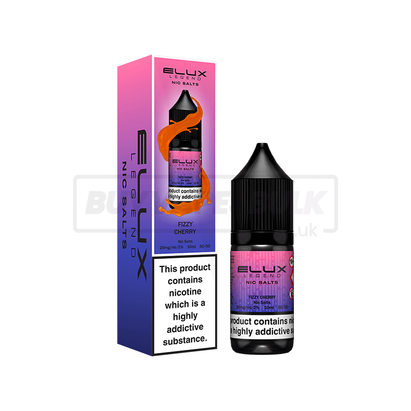 Fizzy Cherry Elux Legend Nic Salt E-Liquid Pack of 10 x (10ml)