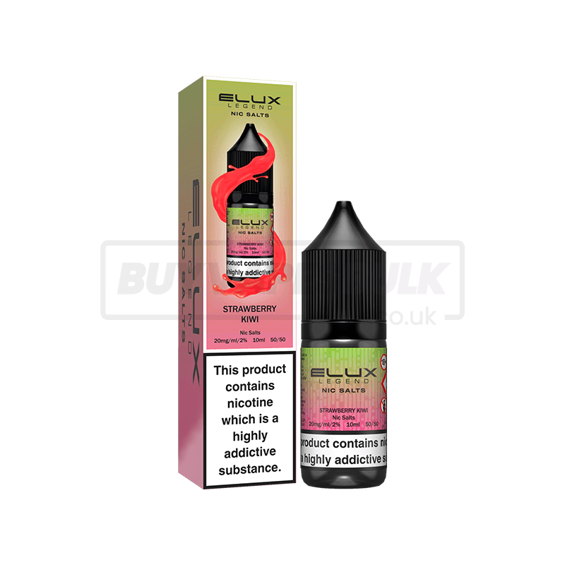 Strawberry Kiwi Elux Legend Nic Salt E-Liquid Pack of 10 x (10ml)