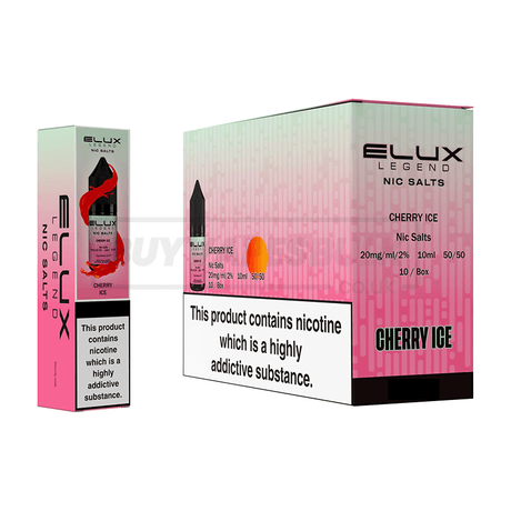Elux Legend Nic Salts Box of 10 Cherry Ice