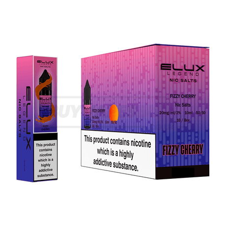 Elux Legend Nic Salts Box of 10 Fizzy Cherry