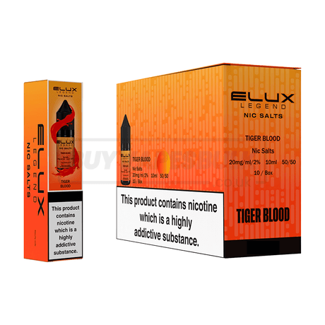Elux Legend Nic Salts Box of 10 Tiger Blood