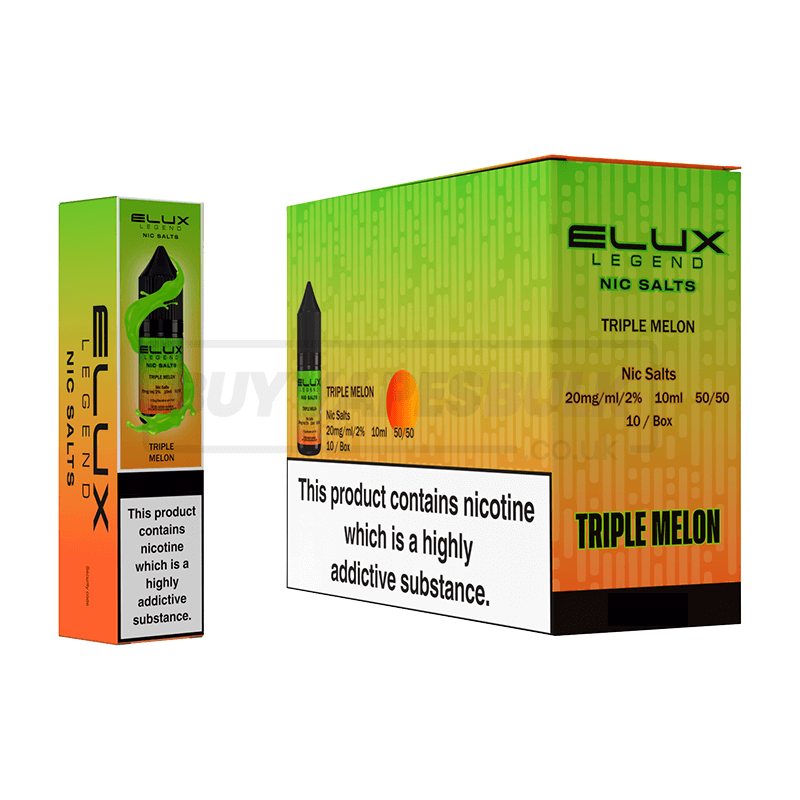 Elux Legend Nic Salts Box of 10 Triple Melon