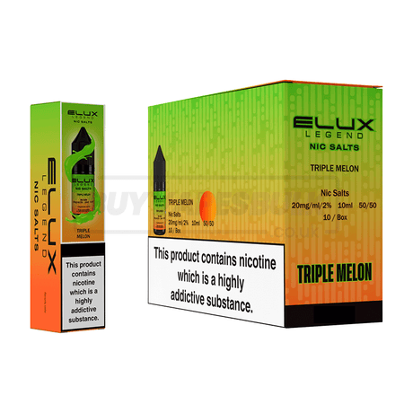 Elux Legend Nic Salts Box of 10 Triple Melon
