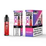 FEOBA Pro Plus 10K Prefilled Vape Kit 5 Pack Blue Razz Cherry