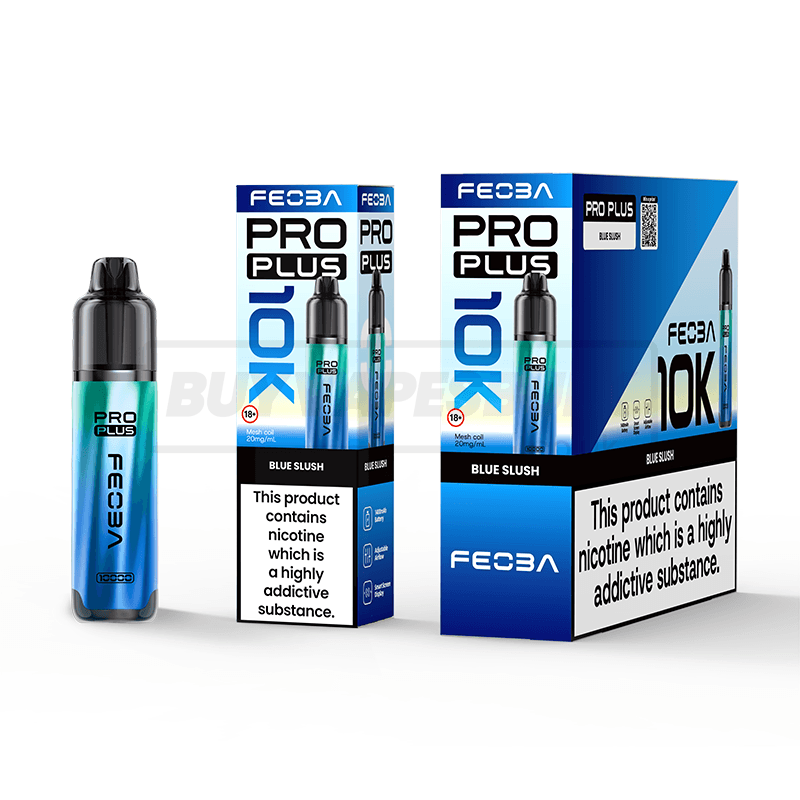 FEOBA Pro Plus 10K Prefilled Vape Kit 5 Pack Blue Slush
