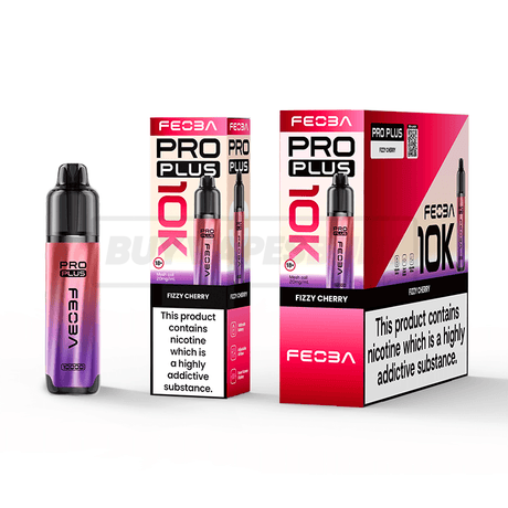 FEOBA Pro Plus 10K Prefilled Vape Kit 5 Pack Fizzy Cherry