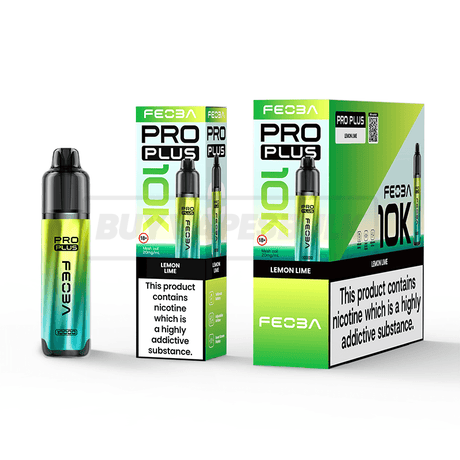 FEOBA Pro Plus 10K Prefilled Vape Kit 5 Pack Lemon Lime