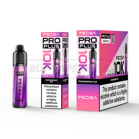 FEOBA Pro Plus 10K Prefilled Vape Kit 5 Pack Passionfruit Ice
