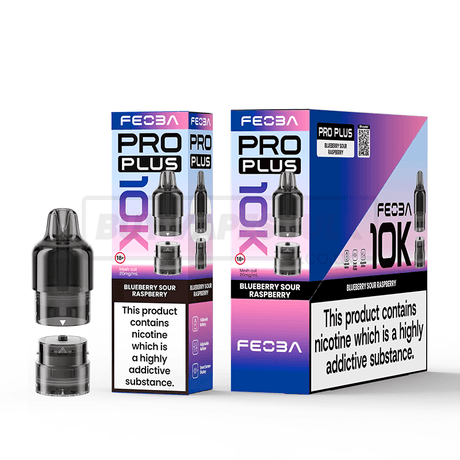 FEOBA Pro Plus 10K Prefilled Pods 5 Pack Blueberry Sour Raspberry