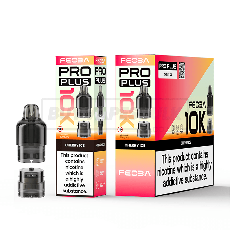 FEOBA Pro Plus 10K Prefilled Pods 5 Pack Cherry Ice