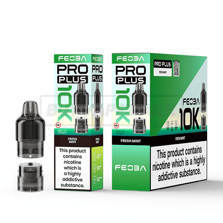 FEOBA Pro Plus 10K Prefilled Pods 5 Pack Fresh Mint