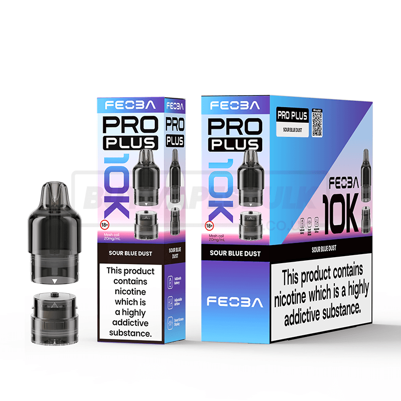 FEOBA Pro Plus 10K Prefilled Pods 5 Pack Sour Blue Dust