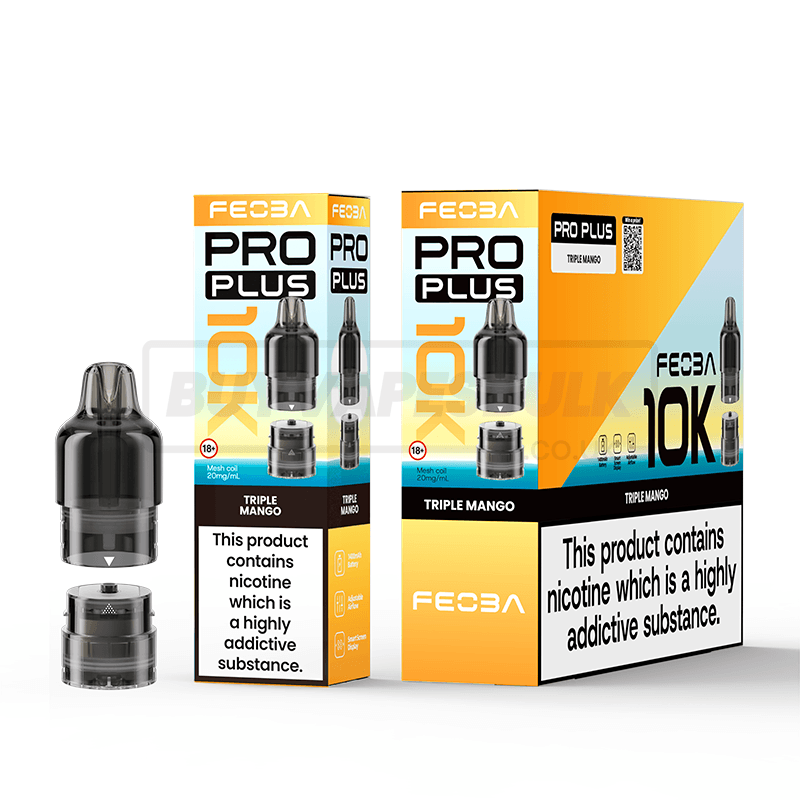 FEOBA Pro Plus 10K Prefilled Pods 5 Pack Triple Mango