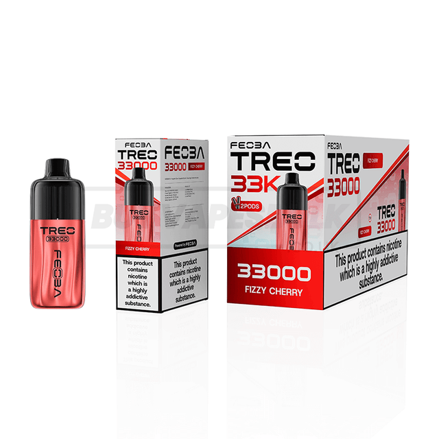 Fizzy Cherry Feoba Treo 33K Prefilled Vape Kit 6 Pack