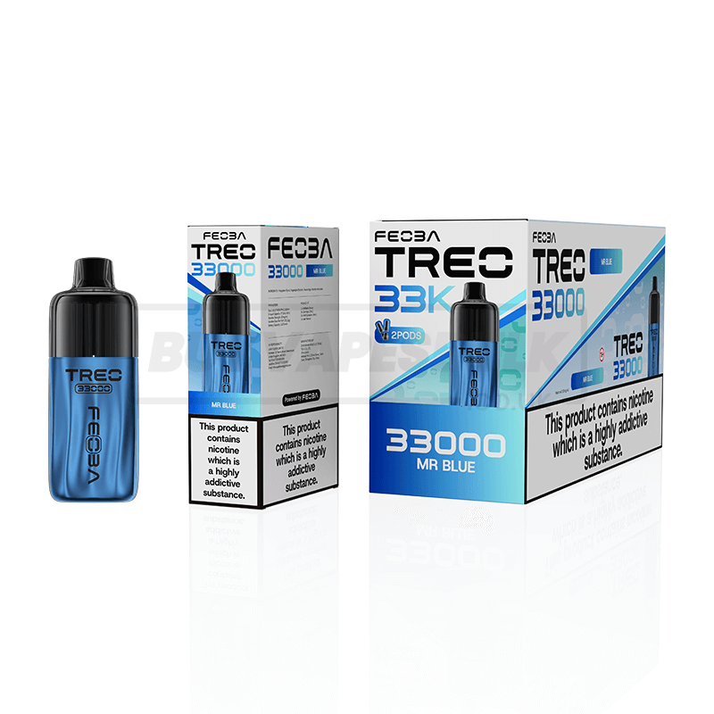 Mr Blue Feoba Treo 33K Prefilled Vape Kit 6 Pack
